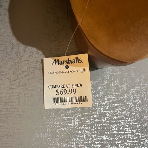 Jack Rogers Sadie Ankle Boots Cognac Suede Leather Sz 10 - Picture 10 of 11